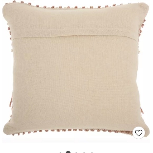 20"x20" Oversize Boho Fringe Square Throw Pillow - - Picture 3 of 12